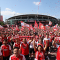 Arsenal fans erupt as Premier League title is won